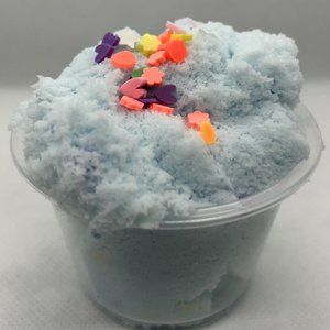 Blue Cloud Slime with sprinkles
